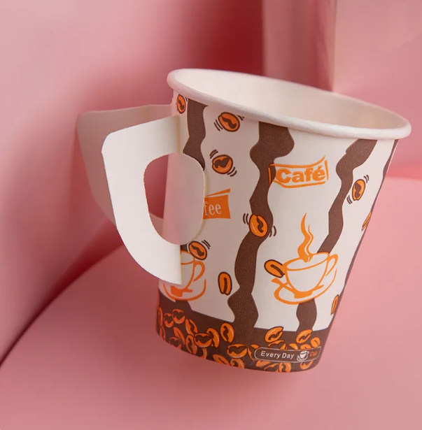 paper cup 6OZ With handle